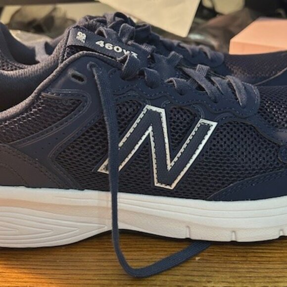 Men's New Balance Running Course Shoes in Navy with White Sole - Picture 5 of 8